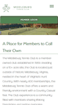 Mobile Screenshot of middleburgtennisclub.com